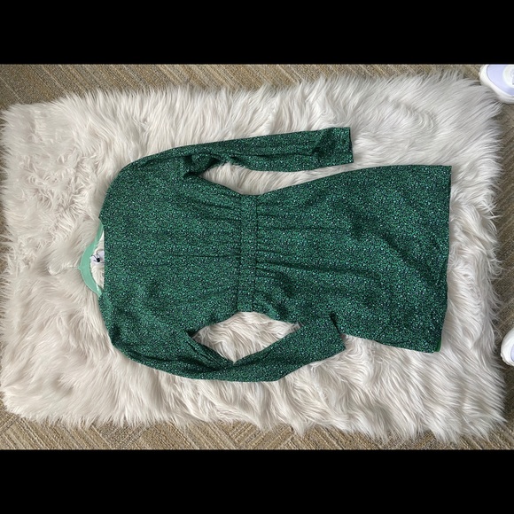 Green Leopard Print Dress - Picture 8 of 9